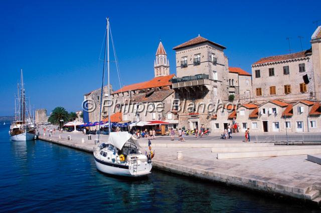 croatie 07.JPG - Port de Trogir Dalmatie centraleCroatie